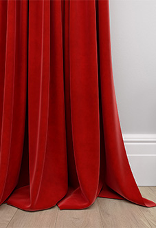 Odessa Velvet, Crimson - Made to Measure Curtains